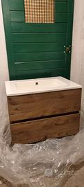 Mobile bagno con lavabo incassato