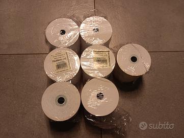 7 Rotoli registratore di cassa 70x80 metri solo5€!