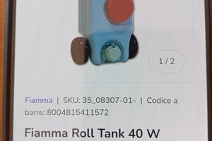 tanica acqua reflua per Camper XL Fiamma