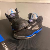 Jordan 5 racer blue nere e blu