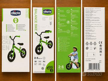 Chicco Green Rocket Bici Senza Pedali NUOVA