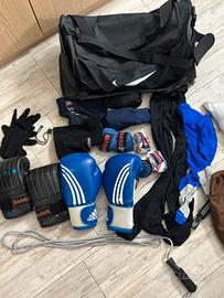 Kit Boxe Completo + Borsone Nike