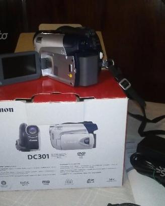 Dvd camcoder canon dc 301