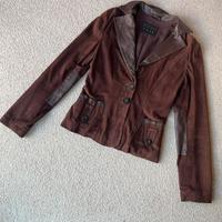 Giacca vintage Sportmax Code  L in pelle taglia 40