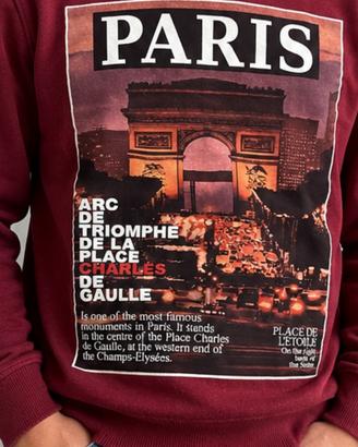Felpa Alcott & Co uomo L bordeaux – Paris