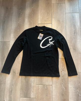 maglia corteiz maniche lunghe nera