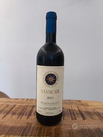 Bottiglia Bolgheri Sassicaia 2015