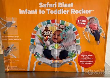 Sdraietta con dondolo per bambini