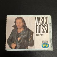 Vasco rossi collezionismo storico biglietto 1989