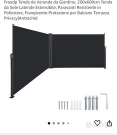 Paravento esterno 200x600