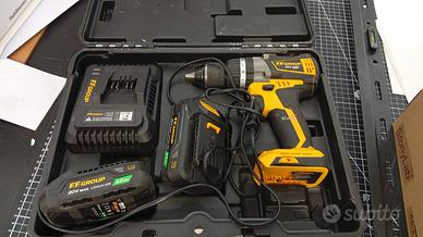 TRAPANO AVVITATORE 20V + 2BATTERIE - F.F. GROUP