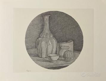 Giorgio Morandi - Grande natura morta circolare