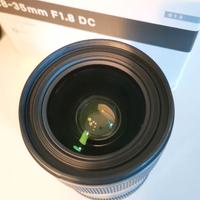 Obiettivo Sigma Art 18-35 F/1.8, Attacco Nikon