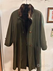 Cappotto vintage Brooklyn con interno in pelliccia