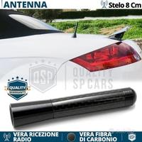 Antenna Corta 8 cm PER AUDI TT in Fibra Carbonio
