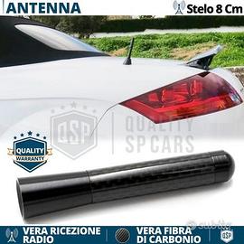 Antenna Corta 8 cm PER AUDI TT in Fibra Carbonio