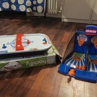 AIR HOCKEY + MINIBASKET ZIG ZAG da tavolo