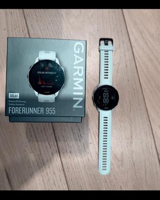 Garmin Forerunner 955 Solar bianco, pari al nuovo