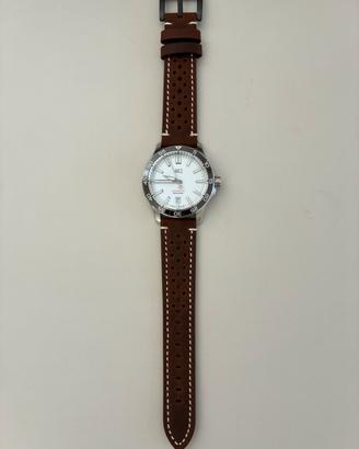 Cinturino in pelle marrone 20mm