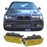 FARI ANABBAGLIANTI BMW E36 VETRO GIALLO