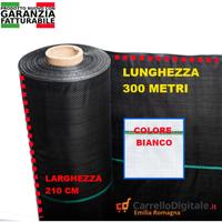 Telo per pacciamatura 210cm x 300m 100gr/mq