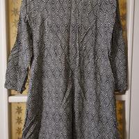 H&M abito corto, maniche a tre quarti