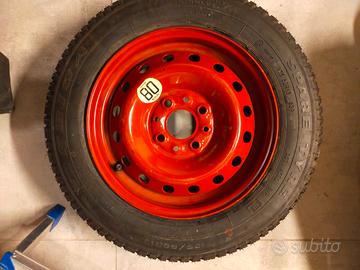 Ruotino scorta fiat da 13 completo