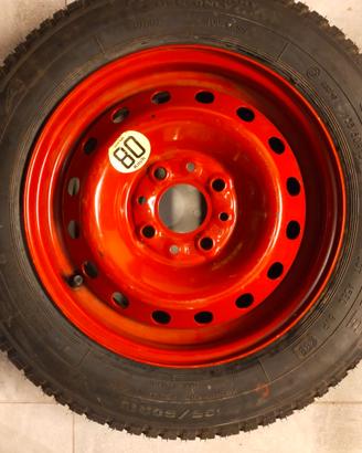 Ruotino scorta fiat da 13 completo