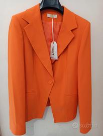 Tailleur donna arancione
