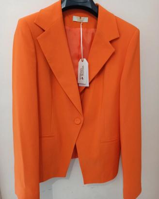 Tailleur donna arancione