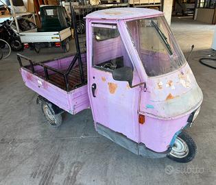 Piaggio ape 50 con documenti del 1980-DaSISTEMARE