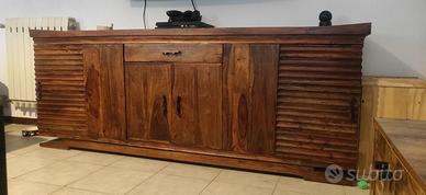 Credenza Etnica in Legno Massello di teak
