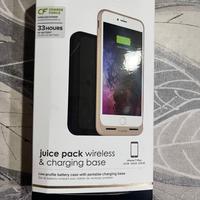 Base caricatore + cover ricaricabile iPhone 7plus