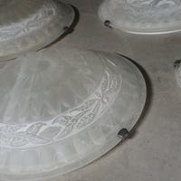 Plafoniere da interno in vetro lavorato n°6