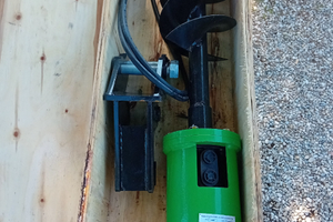 Trivella idraulica per miniescavatore