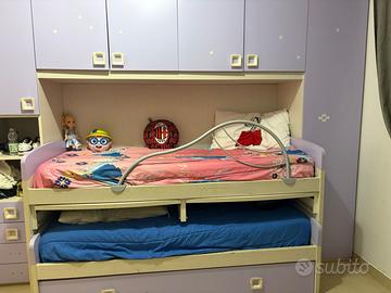 CAMERETTA A PONTE CON TRE LETTI BAMBINA