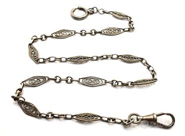 Splendida catena orologio fine 1800