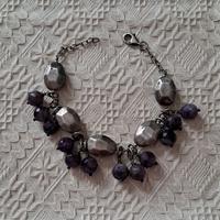 Braccialetto con ametista in argento 925