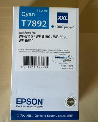 Cartuccia ciano XXL stampante EPSON