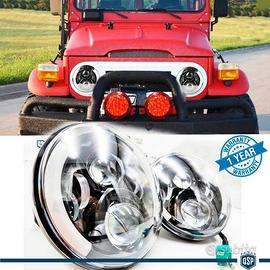FARI LED Anteriori 7" PER Land Cruiser FJ-J Angel