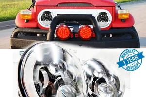 FARI LED Anteriori 7" PER Land Cruiser FJ-J Angel
