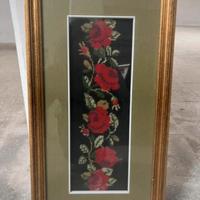 Quadro con stampa uncinetto