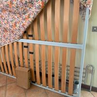 Rete con doghe in legno