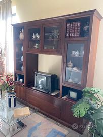 PARETE COMPONIBILE BLOCCATO IN NOCE