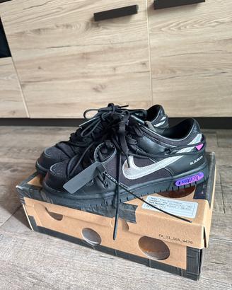 Nike dunk low x off white lot 50