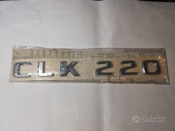 CLK 220 e CDI Scritte Originali Mercedes Nuove