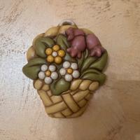Thun appendino cestino con fiori