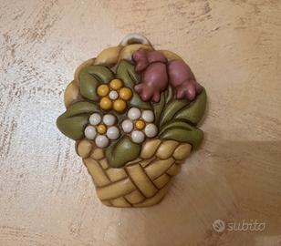 Thun appendino cestino con fiori