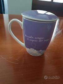 tazza per tisane con coperchio 