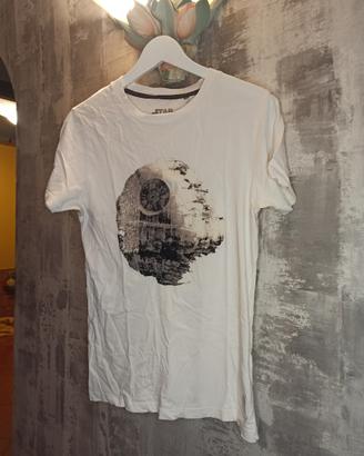 T-shirt Star Wars Originals Morte Nera Bianca S